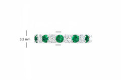 Emerald With Diamond