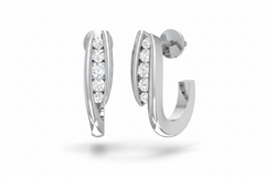 Elegant Twisted Arch Studs Earring