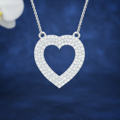 Dainty & Elegant Diamond Heart