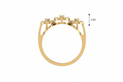 Three-Stone Round Halo