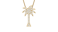 Modern Finish Nautical Palm Tree
