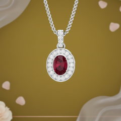 Oval Ruby