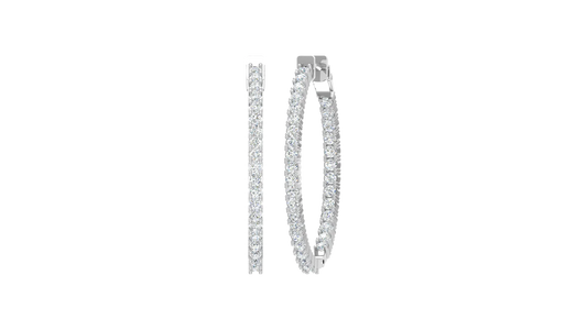 Lab Grown Diamond Inside Out - Oval Shape