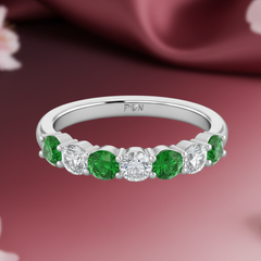 Emerald Seven Stone