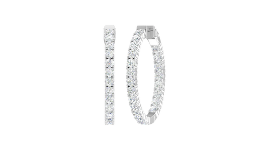 Lab Grown Diamond Inside Out - Oval Shape