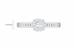Halo Channel-Set Diamond