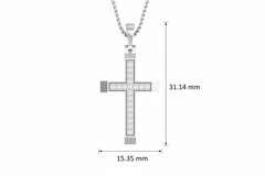 Elegant Diamond Cross