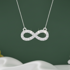 Classic Diamond-Studded Infinity