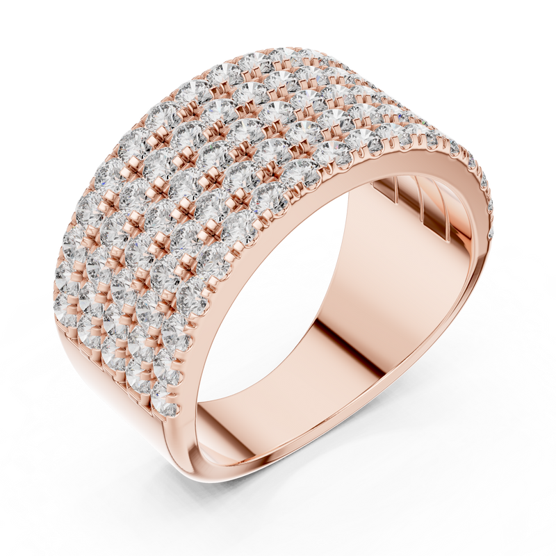 Five-Row Natural Diamond