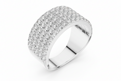 Five-Row Natural Diamond