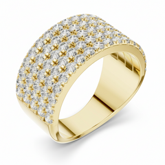 Five-Row Natural Diamond