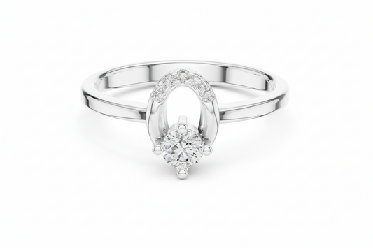 Open Oval Natural Diamond