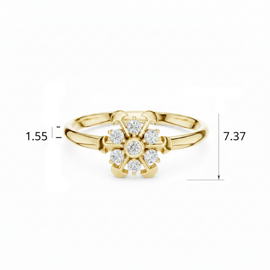 Architectural Spoked Star