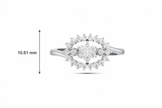 Double Halo Geometric Openwork