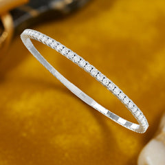 Lab Grown Diamond Flexible Diamond Flexi Bangle