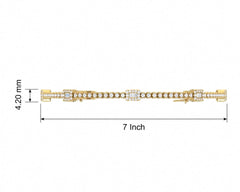 Art Deco Inspired Baguette Cuff