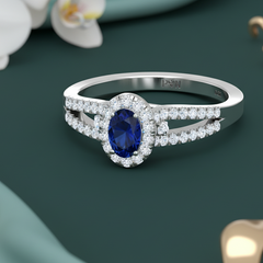 Sapphire Oval