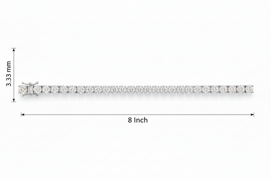 Classic Sparkle Diamond Tennis Bracelet