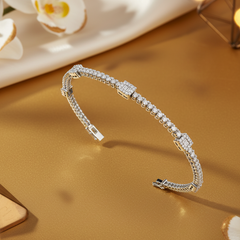 Art Deco Inspired Baguette Cuff