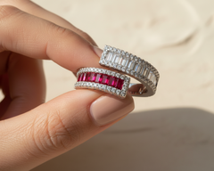 Dual-Band Ruby and Diamond