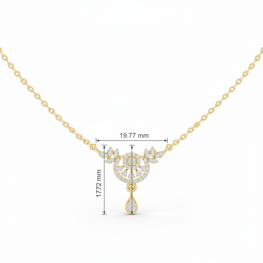 Modern Geometric Leaf Drop