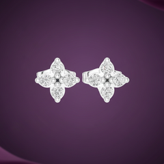 Beaded Four-Cluster Diamond