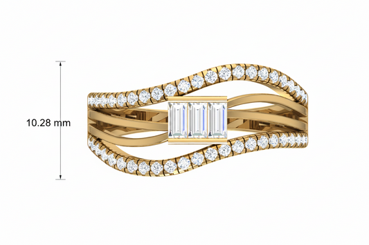 Baguette Triple Tiered