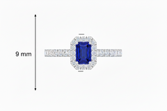 Emerald Cut Sapphire Diamonds