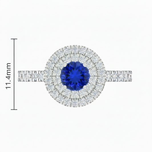 Round Cut Sapphire