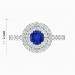 Round Cut Sapphire