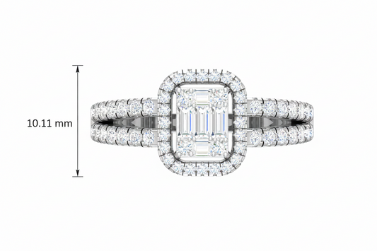 Dual-Row Diamond-Cut