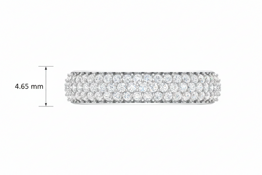Triple-Row Honeycomb Setting
