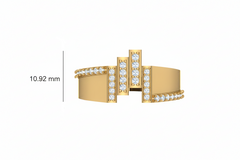 Stepped-Level Linear Accent Rows