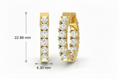 Modern Stacking Hoop Earring