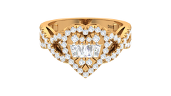 Baguette Cluster Heart