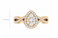Pear-Shaped Teardrop Halo