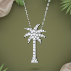 Modern Finish Nautical Palm Tree