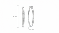 Round Diamond Oval Two Cart