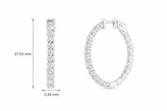 Lab Grown Diamond Inside Out - Oval Shape
