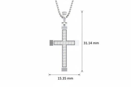 Elegant Diamond Cross