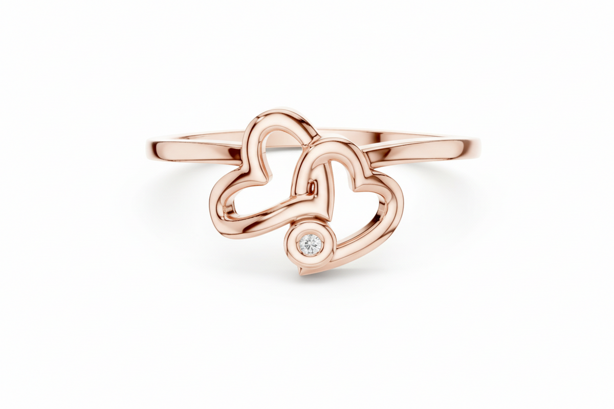 Interlocking Double Heart
