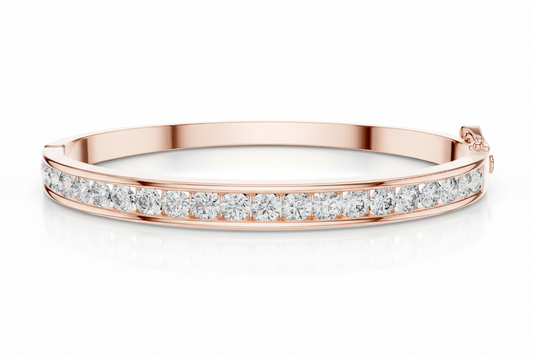 Round Diamond Channel-Set