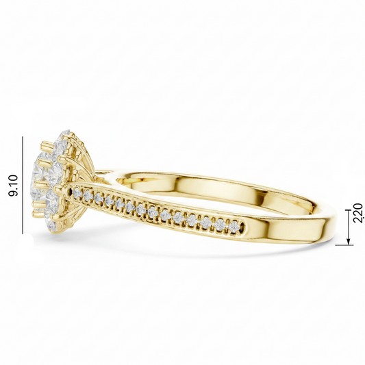 0.70ct RD Center