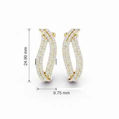 Crystal Pavé Ear-Cuff