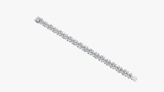 Marquise Diamond Floral Tennis Bracelet
