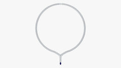 Diamond & Blue Sapphire Lariat Necklace