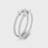 Bulk Gold & 2.00 Carat Natural Diamond Hoop Earrings